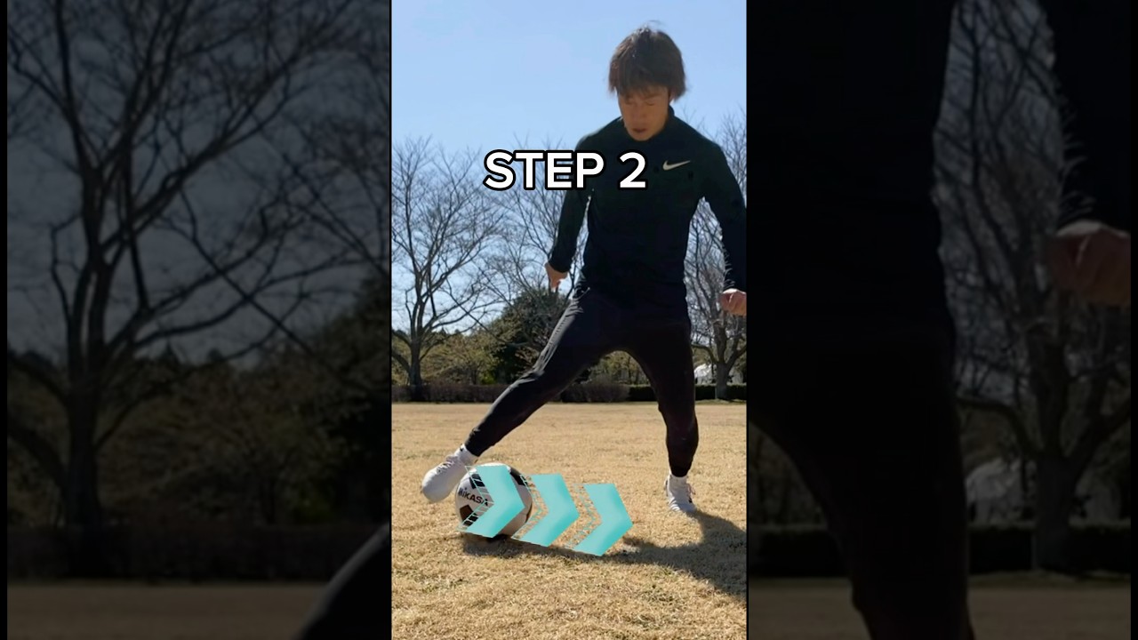 Football skill tutorial⚽️ #footballskills #soccerskills #footballtraining #soccertraining