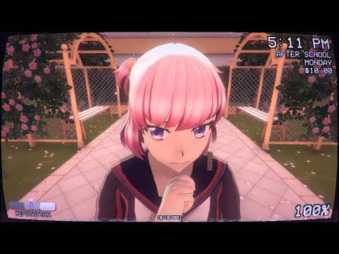 Yandere Simulator 1980's Mode - Eliminating the First Rival (Kaguya Wakaizumi)