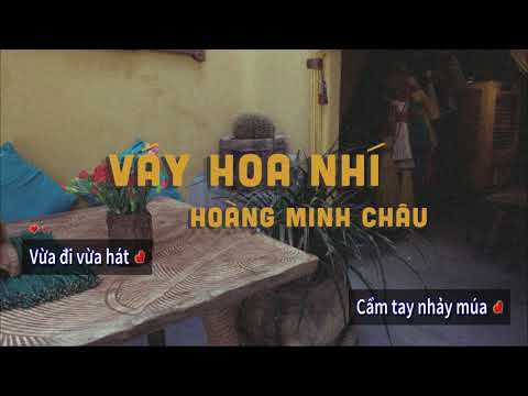 Váy hoa nhí - Hoàng Minh Châu | Beat Acoustic Karaoke