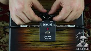 Video thumbnail for MXR Micro Flanger M152 - Seattle Guitar Store by Quimper Sound Records and Guitars