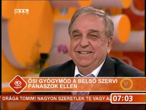 Riesz István ayurvéda szakértő a TV ben RTL Reggeli Napi Doktor