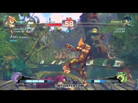 GamerBee (Adon) vs Lsy9983 (Dictator) - TWF SSF4 Challenge Event [Live version]