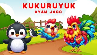 Kukuruyuk, Lagu Anak Indonesia 🐓 Belajar Bernyanyi Dan Anak Gembira | Kukuruyuk Ayam Jago Namanya
