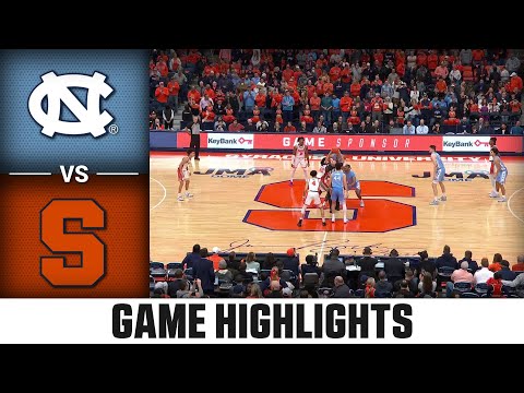 North Carolina vs. Syracuse Game Highlights | 2025-26 ACC Men's Basketball