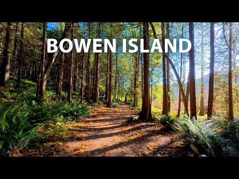 A Peaceful Autumn Walk on Bowen Island, BC Canada