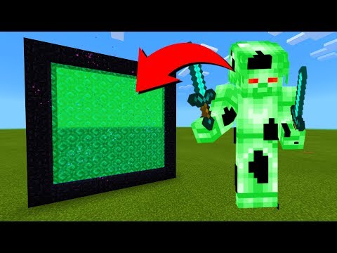 How To Make A Portal To The Green Steve Dimension in Minecraft!