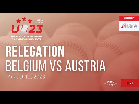 18 U-23 Baseball European Championship: Belgium VS Austria