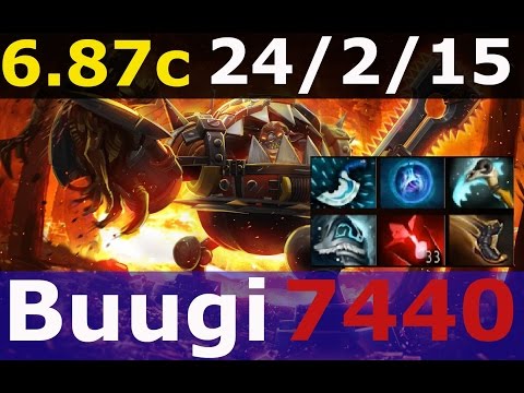 dota 2 patch 6.87 timbersaw reactive armor Buggi 7400+ MMR KDA - 24/2/15