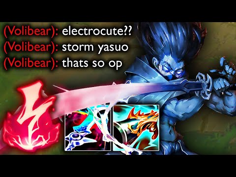 STORM YASUO IS BROKEN (ELECTROCUTE + LETHALITY)