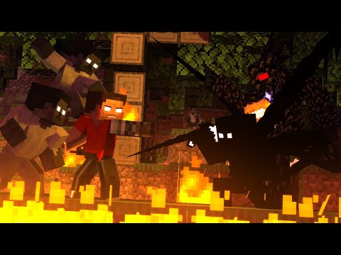 "Born a Rockstar" - Minecraft Animation - Herobrine Vs Null [Part 3]