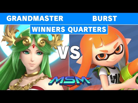 MSM Online 17 - 8bit | Grandmaster (Palutena) Vs Burst (Inkling) Winners Quarters - Smash Ultimate