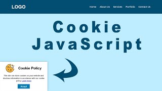 Cookies Popup in Browser using HTML CSS and JavaScript | Browser Cookie Popup Set JavaScript
