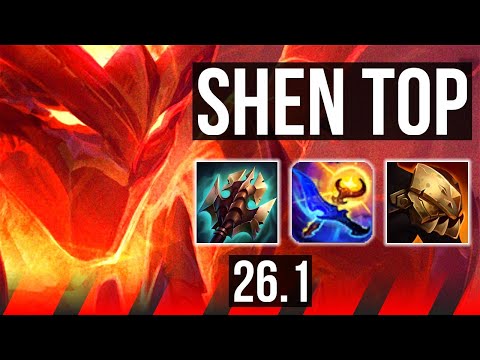 SHEN vs JAX (TOP) | Good KDA: 8/1/12 | NA Master | 26.1