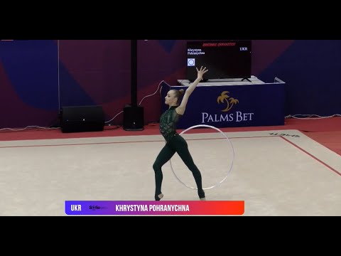 Khrystyna Pohranychna Hoop Final 33,050 GOLD - International Tournament Sofia 2023