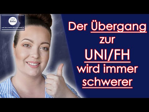 Warum der Übergang von der Schule zur Uni/FH immer schwerer wird (in Mathe) by einfach mathe!