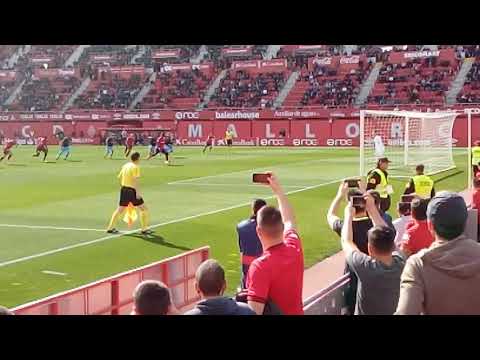 Gol Lago Junior penalti Mallorca 3 - 0 Lugo .