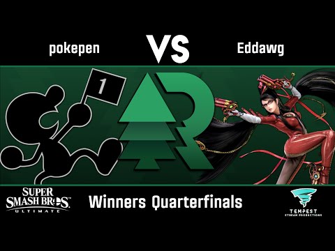 pokepen (Game & Watch) vs Eddawg (Bayonetta) - Winners Quarterfinals - Evergreen Rising #9