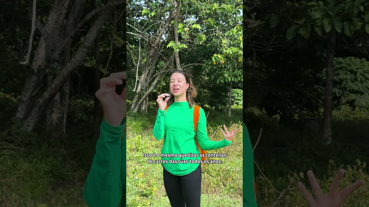 Árvores e Carbonos #shorts