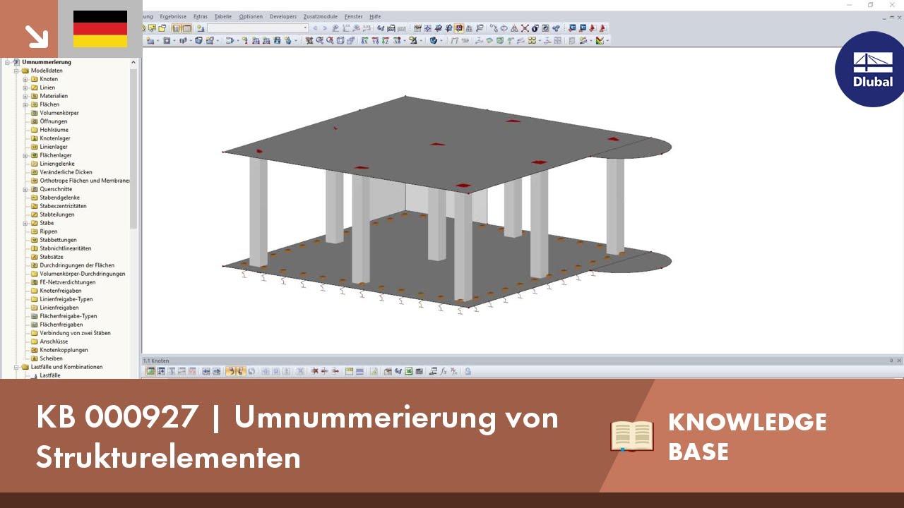 KB 000927 | Umnummerierung von Strukturelementen