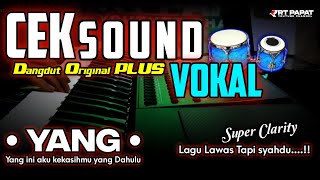 Download lagu CEK SOUND PLUS VOKAL SAYANG • Musik ORIGINAL • Lagu Lawas Paling Syahdu🎶 mp3 Download lagu CEK SOUND PLUS VOKAL SAYANG • Musik ORIGINAL • Lagu Lawas Paling Syahdu🎶 mp3