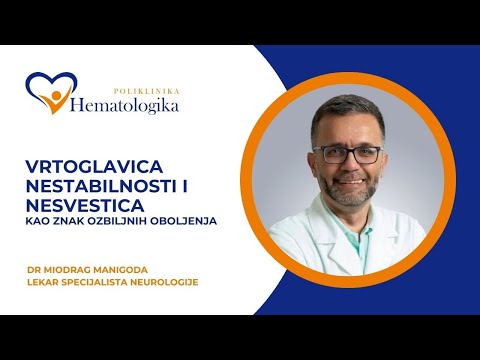 Vrtoglavica, nestabilnosti i nesvestica – kao znak ozbiljnih oboljenja, neurolog dr Miodrag Manigoda