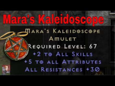 D2R Unique Items - Mara's Kaleidoscope (Amulet)
