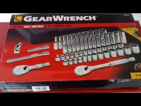 GearWrench 3/8 drive Socket Set 80550