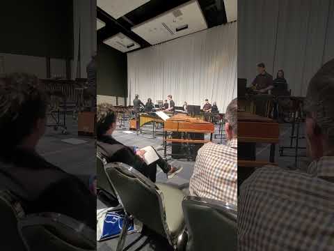 2023 Indiana All state percussion ensemble.