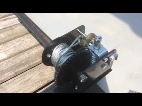Harbor freight winch modification