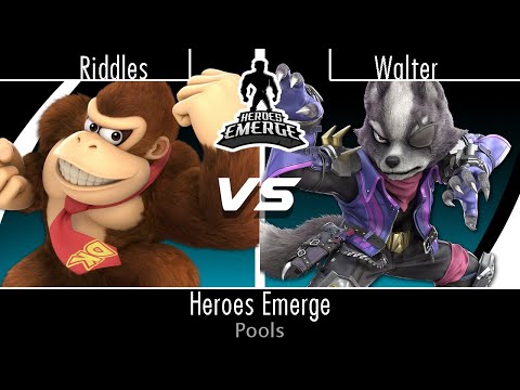 Walter (Wolf) vs Riddles (Donkey Kong) - Pools - Heroes Emerge 2020