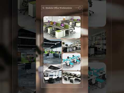 6 seater modular office workstation service