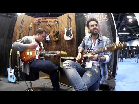 NAMM 2017 - Unai Iker & Diego Godoy @ LsL Guitars booth