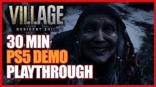 Resident Evil Village: The Village Demo Gameplay (PS5)