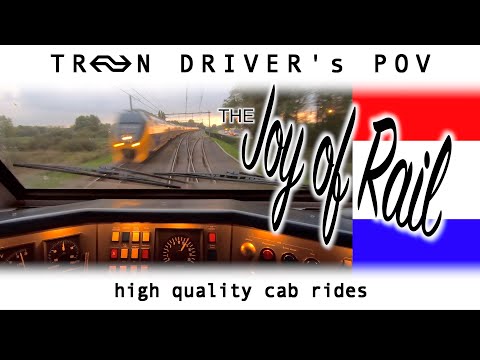 Train Driver's POV Haarlem - Amsterdam VIRM 15okt 2019