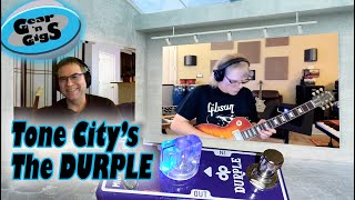 Video thumbnail for Tone City Durple Overdrive Pedal Review by Gear 'n Gigs