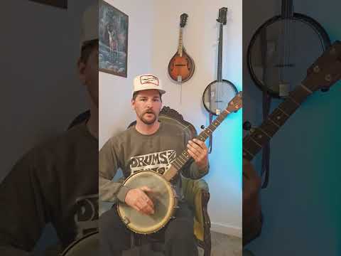 Beginner Banjo Lesson - How to play Upstroke / Seeger Style #banjo #clawhammer #banjotechnique