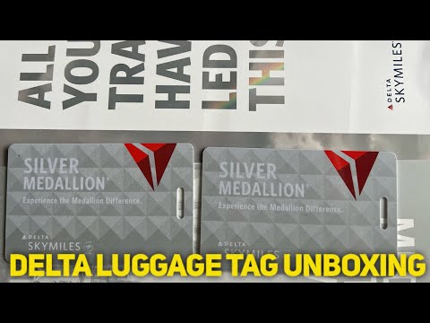 UNBOXING! Delta Silver Medallion Luggage Tags