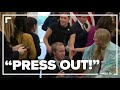 Pres Trump S Questions On Iran Cut Short After Child Faints In Oval Office