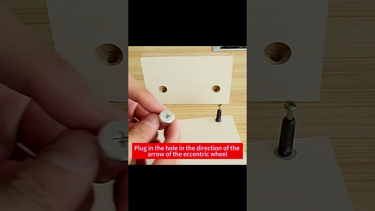 Recommended very useful woodworking tools: Cam Fittings with Dowel and Pre-Inserted Nut.