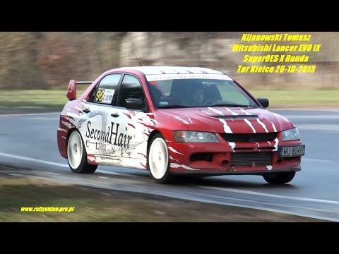 Kijanowski Tomasz - Mitsubishi Lancer EVO IX - SuperOES X Runda  Tor Kielce 26-10-2013