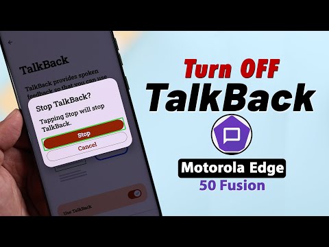 How to Turn Off TalkBack on Motorola Phone! [Disable Voice Assistant]
