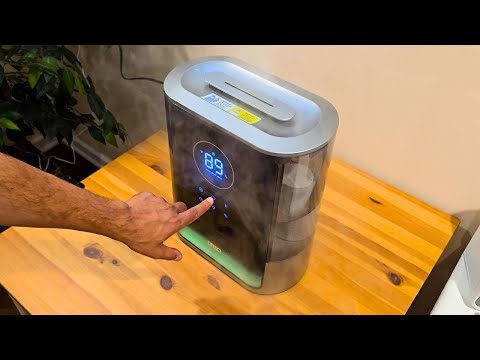 DREO Smart Humidifier 717S 8L Cool & Warm Review - It's Big!