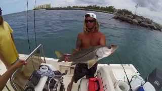 preview picture of video 'Snook Fishing Session - SURFBUM - Jupiter - GoPro - HD'