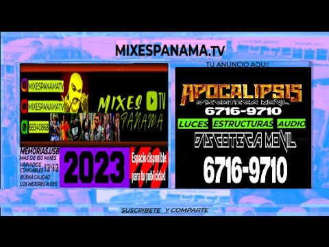 TANDA DEL APOCALIPSIS - DJ CESAR JORDAN JR FT DJ DRAFT - MIXES PANAMA TV - MIXES PANAMA