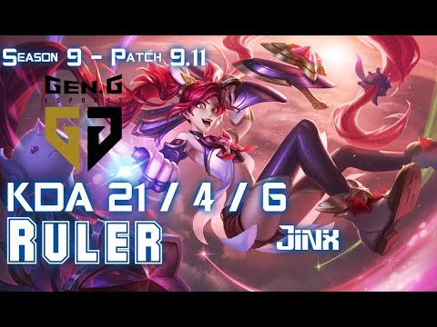 Gen Ruler JINX vs SIVIR ADC - Patch 9.11 KR Ranked