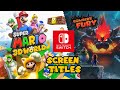 INTRO Super Mario 3D World Bowser S Fury 2021 Title Screen Skits