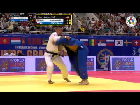 Mansur Isaev vs Tsagaanbaatar Khashbaatar Grand-Prix Ulaanbaatar 2015