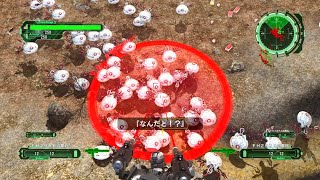 【地球防衛軍6】FH29RE迫撃砲だけで大量のネイカーを破壊しにきた漢 M143 追跡者 INF 初期体力フェンサー