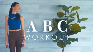 ABC Cardio & Strength Workout // All Standing Low Impact Exercises for Beginners & Seniors