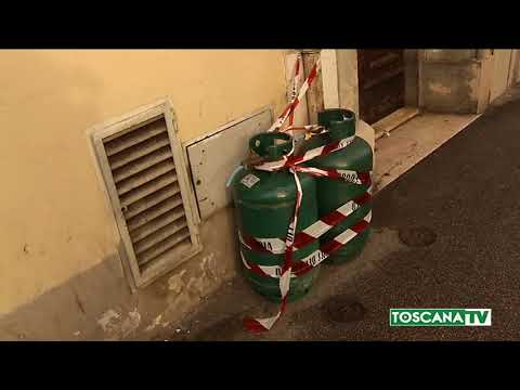 2018-01-09 PRATO - INCENDIO IN UNA PALAZZINA IN VIA MARINI, SETTE FERITI